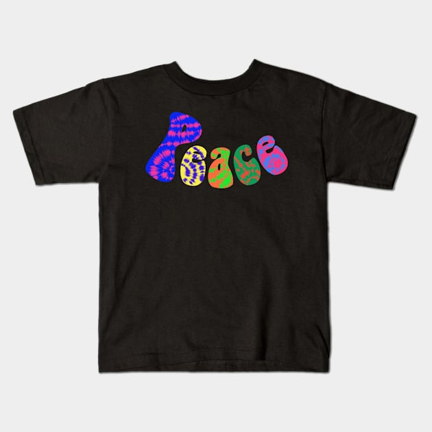 Peace! Kids T-Shirt by AnnaDreamsArt